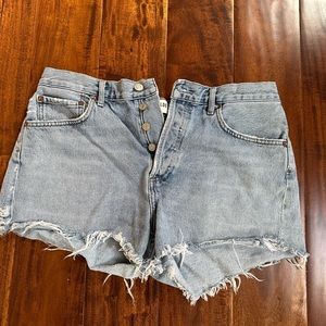 AGOLDE DENIM SHORTS